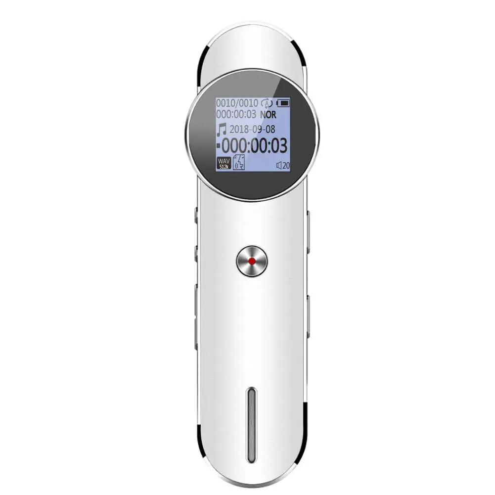 Homder 8GB Dictaphone Expandable via Micro-TF Card 4-64GB/Optional Stereo HD Digital Voice Recorder for Meetings/Lectures
Homder 8GB Dictaphone Expandable via Micro-TF Card 4-64GB/Optional Stereo HD Digital Voice Recorder for Meetings/Lectures