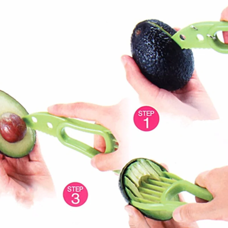 Multi-functional 3-in-1 Avocado Slicer Shea Corer Butter Peeler Fruit Cutter Pulp Separator Plastic Knife Vegetable Tools
Multi-functional 3-in-1 Avocado Slicer Shea Corer Butter Peeler Fruit Cutter Pulp Separator Plastic Knife Vegetable Tools