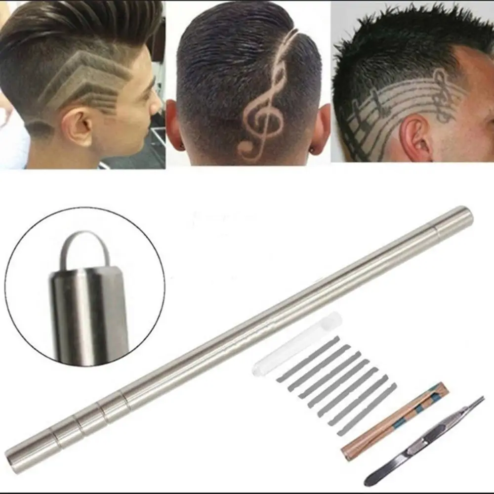 Multifunctional Hair Engraving Pen Hair Trimmer Engraved Razor Pen Stainless Steel Shavings Eyebrows Tweezers Set For Salon
Multifunctional Hair Engraving Pen Hair Trimmer Engraved Razor Pen Stainless Steel Shavings Eyebrows Tweezers Set For Salon