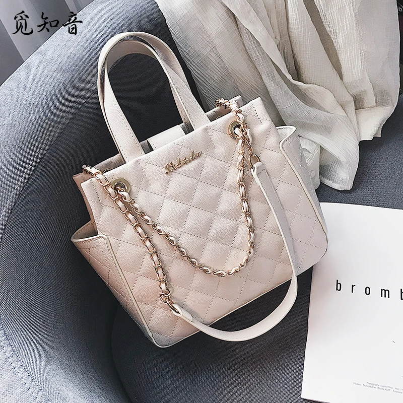 Women's Designer Handbag Fashion New Quality Pu Leather Big Women Bag Chain Lattice Tote Shoulder Messenger Bag Crossbody
Women's Designer Handbag Fashion New Quality Pu Leather Big Women Bag Chain Lattice Tote Shoulder Messenger Bag Crossbody