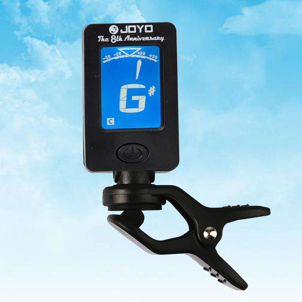 Chromatic Clip-On Digital Guitar Tuner 360 Degree Rotatable Electronic Tuners Machines for Bass Ukulele Banjo Violin Guitar Part
Chromatic Clip-On Digital Guitar Tuner 360 Degree Rotatable Electronic Tuners Machines for Bass Ukulele Banjo Violin Guitar Part