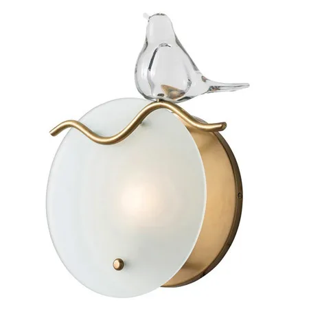 American Village Wall Lamp Nordic Bronze Glass Bird Living Room Bedroom Bedside Lamp
American Village Wall Lamp Nordic Bronze Glass Bird Living Room Bedroom Bedside Lamp