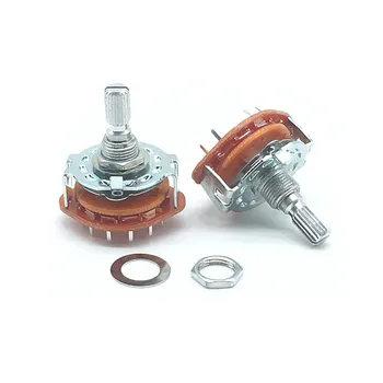 1pc RS25 Shaft Panel Mount 3P4T Band Rotary Switch Selector 3 Pole 4 Position 20MM Plum Shaft With Switch Cap
1pc RS25 Shaft Panel Mount 3P4T Band Rotary Switch Selector 3 Pole 4 Position 20MM Plum Shaft With Switch Cap