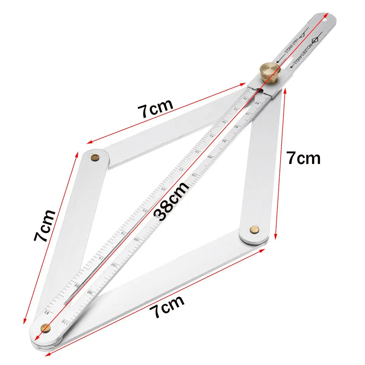 Universal 15 Inch Miter Angle Measuring Tool Ruler Frame Carbon Steel Protractor Multi-angle Measurement Woodworking Tools
Universal 15 Inch Miter Angle Measuring Tool Ruler Frame Carbon Steel Protractor Multi-angle Measurement Woodworking Tools