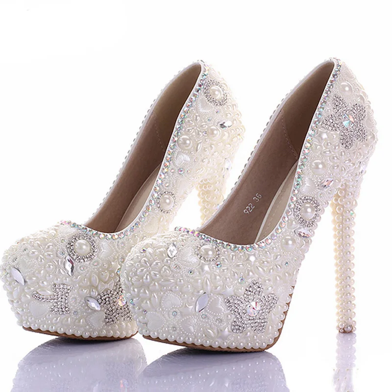 Gorgeous Ivory Wedding Dress Shoes Bling Star Crystal Banquet Party Prom Shoes Women 11cm High Heel Rhinestone Bridal Shoes
Gorgeous Ivory Wedding Dress Shoes Bling Star Crystal Banquet Party Prom Shoes Women 11cm High Heel Rhinestone Bridal Shoes