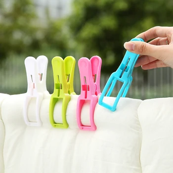 New 1PC Plastic Clothes Clip Windproof Clip Creative Household Gadget Large Strong For Quilt Clothes Drying Clip Random Color
New 1PC Plastic Clothes Clip Windproof Clip Creative Household Gadget Large Strong For Quilt Clothes Drying Clip Random Color