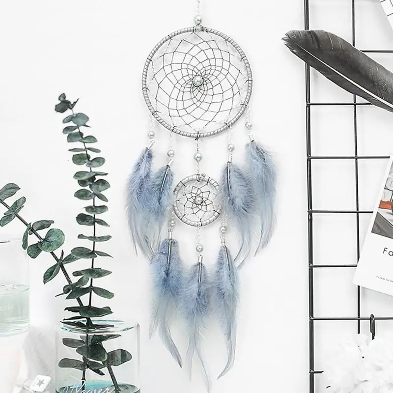 Beautiful 46 Cm Wind Chimes Handmade Indian Dream Catcher Net With Feathers Wall Hanging Dreamcatcher Craft Gift Home Decoration
Beautiful 46 Cm Wind Chimes Handmade Indian Dream Catcher Net With Feathers Wall Hanging Dreamcatcher Craft Gift Home Decoration