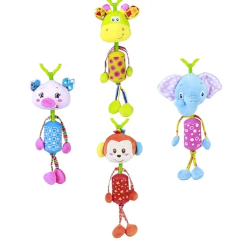 Baby Soft Plush Toy Animal Rattle Brinquedos Ring Bell Monkey Piggie Elephant 38cm
Baby Soft Plush Toy Animal Rattle Brinquedos Ring Bell Monkey Piggie Elephant 38cm