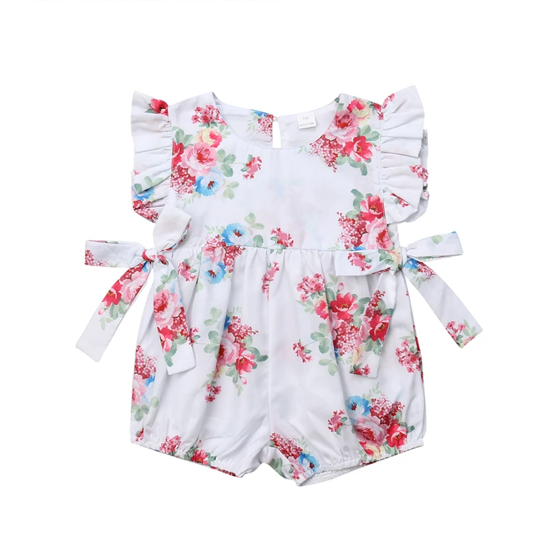 toddler Girl Floral Ruffle Romper Jumpsuit white floral sleeveless Summer Outfits Clothes
toddler Girl Floral Ruffle Romper Jumpsuit white floral sleeveless Summer Outfits Clothes
