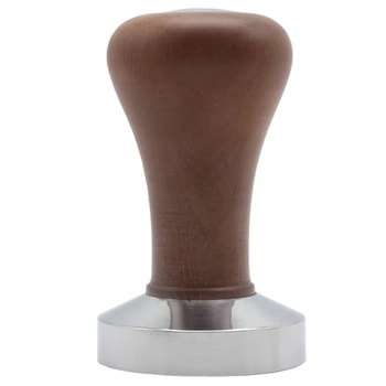 51Mm Steel Base Wood Handle Tamper Coffee Powder Hammer Customized Coffee Accessories
51Mm Steel Base Wood Handle Tamper Coffee Powder Hammer Customized Coffee Accessories