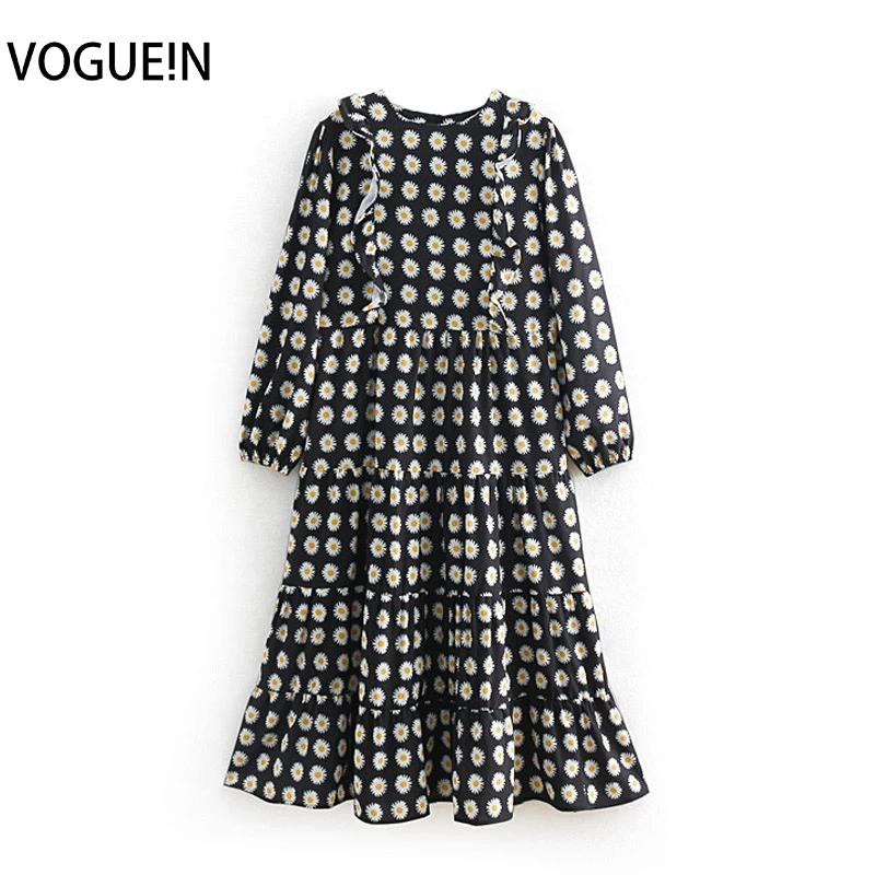 VOGUEIN New Womens Sweet Chrysanthemum Floral Print Lotus Long Sleeve Midi Dress Wholesale
VOGUEIN New Womens Sweet Chrysanthemum Floral Print Lotus Long Sleeve Midi Dress Wholesale