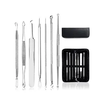 7PCS Blackhead Remover Kit Extractor Removal Set Professional Stainless Steel Pimple Popper Tool Treatment Needles Skin Care Kit
7PCS Blackhead Remover Kit Extractor Removal Set Professional Stainless Steel Pimple Popper Tool Treatment Needles Skin Care Kit