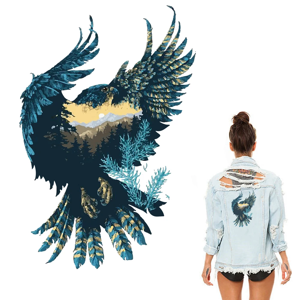 2 предмета Fly Eagle жару патчи для одежды футболка пальто наклейки Прохладный