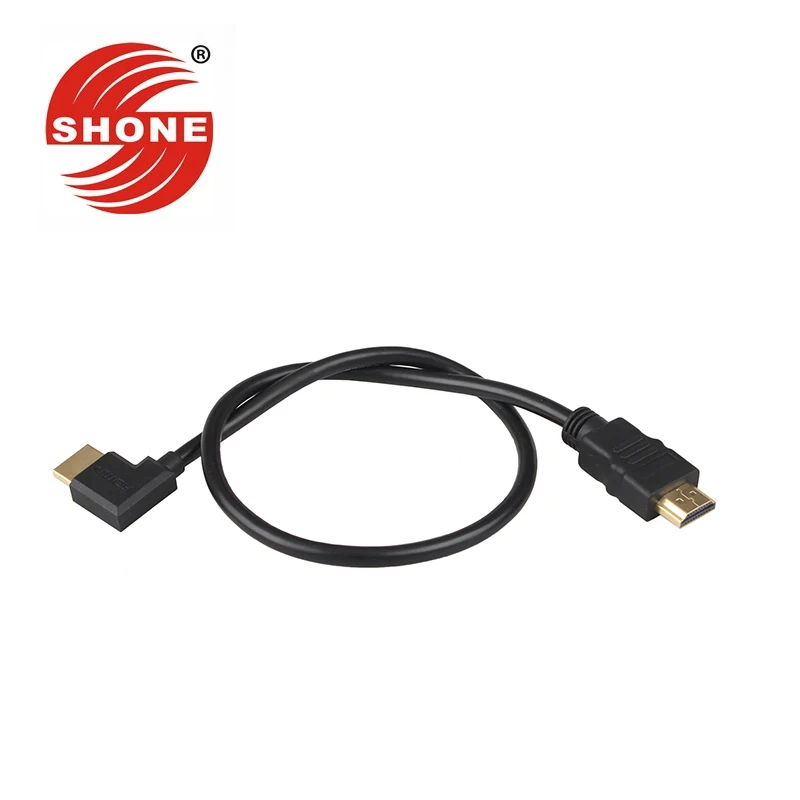 ТВ-приставка с углом 90 градусов hdmi HD линия версия 2 0 штекер-штекер прямоугольный