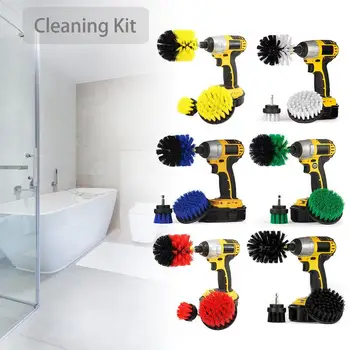 3pcs/set Bathroom Surface Bathtub Shower Tile And Grout Multi-purpose Electric Scrubber Cleaning Supplies
3pcs/set Bathroom Surface Bathtub Shower Tile And Grout Multi-purpose Electric Scrubber Cleaning Supplies