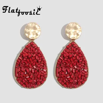Flatfoosie Handmade Boho Crystal Dangle Earrings For Women Fashion Gold Color Geometric Round Water Drop Earring Ethnic Jewelry
Flatfoosie Handmade Boho Crystal Dangle Earrings For Women Fashion Gold Color Geometric Round Water Drop Earring Ethnic Jewelry