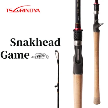 TSURINOYA Fishing Rod LEOPARD 762HC 2.28m Snakehead Rod Baitcasting Rod H Power Fuji Guide Ring Accessoires FUJI Reel seat
TSURINOYA Fishing Rod LEOPARD 762HC 2.28m Snakehead Rod Baitcasting Rod H Power Fuji Guide Ring Accessoires FUJI Reel seat