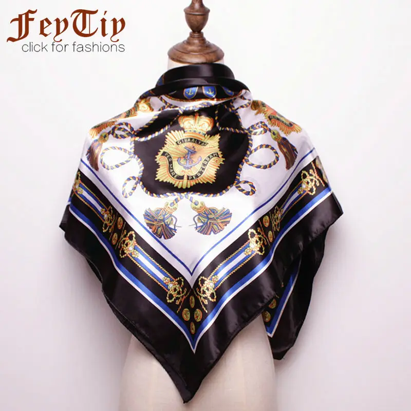 Women's Black Silk-Satin Scarves 2018 New Euro Pattern Woman Large Square Beach Sunscreen Head Shawl Wholesale 90cm*90cm
Women's Black Silk-Satin Scarves 2018 New Euro Pattern Woman Large Square Beach Sunscreen Head Shawl Wholesale 90cm*90cm