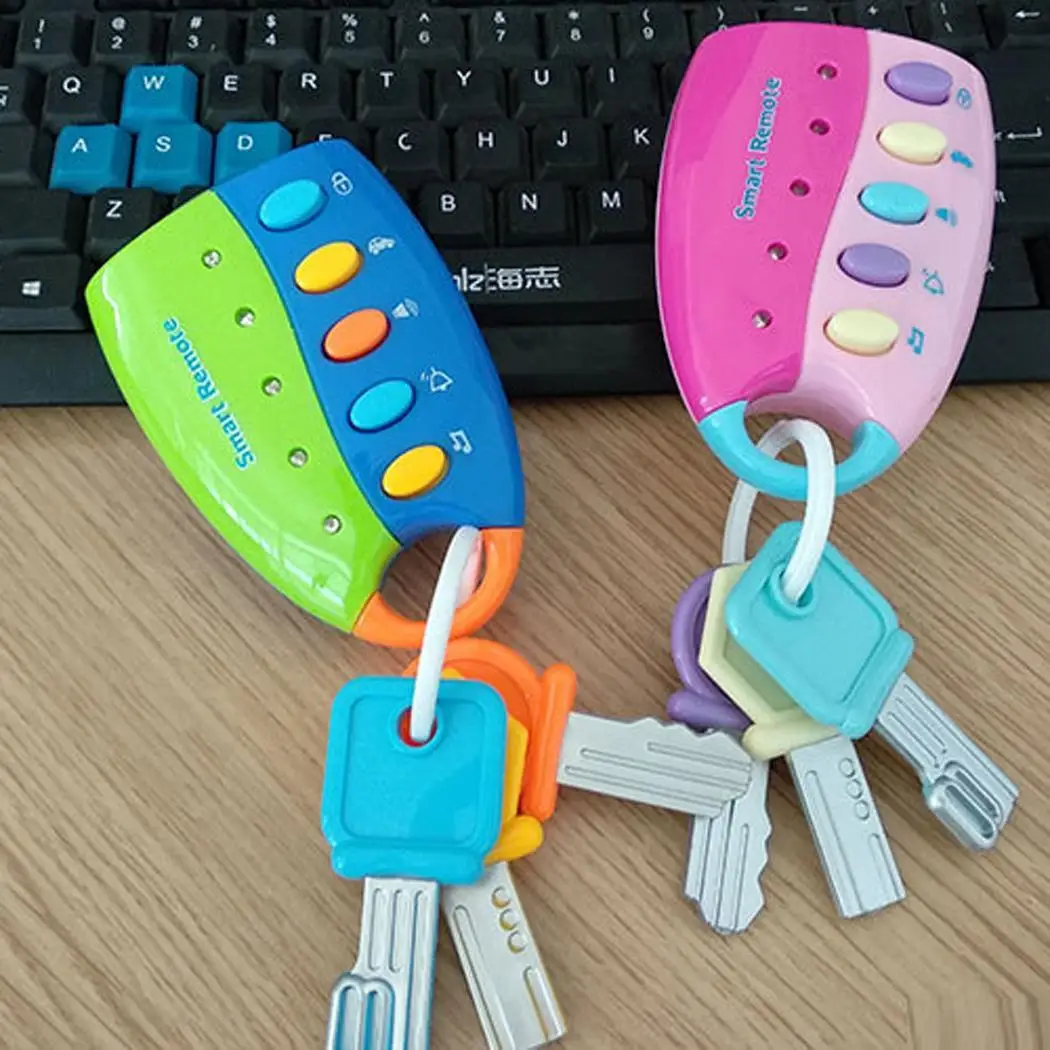 Puzzle music car key toy colorful flash music smart remote control several car sounds pretend to play baby toys
Puzzle music car key toy colorful flash music smart remote control several car sounds pretend to play baby toys