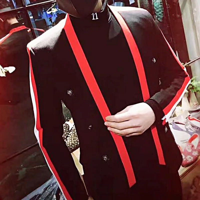 2019 Spelling Color Temperament Small Suit Hairstyle Division Student Man's Suit Nightclub Slim Fit Men's Wear Blazer Masculino
2019 Spelling Color Temperament Small Suit Hairstyle Division Student Man's Suit Nightclub Slim Fit Men's Wear Blazer Masculino