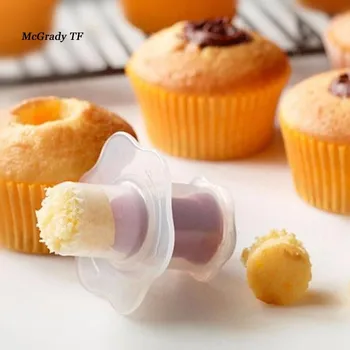Bakeware Cupcake Core Remover Cake Cupcake Plunger Corer DIY Cake Decorating Tool Set Kitchen Baking Accessories Cake Tools
Bakeware Cupcake Core Remover Cake Cupcake Plunger Corer DIY Cake Decorating Tool Set Kitchen Baking Accessories Cake Tools