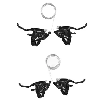 1Pair 21/24 Speed Bicycle Shifter Brake Conjoined Derailleurs Mountain Road Bike Cycling Disc Handle Shifter Levers For MTB
1Pair 21/24 Speed Bicycle Shifter Brake Conjoined Derailleurs Mountain Road Bike Cycling Disc Handle Shifter Levers For MTB