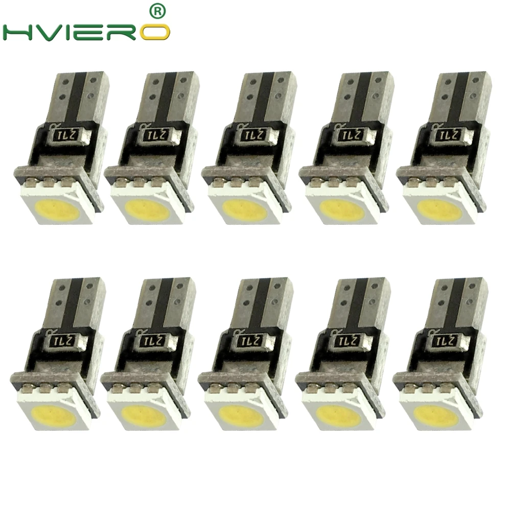 100PCS T5 5050 17 18 SMD 1 LED Gauge Lights License Plate Bulbs Dashboard Instrument Lamp Canbus Error Free White DC 12V
100PCS T5 5050 17 18 SMD 1 LED Gauge Lights License Plate Bulbs Dashboard Instrument Lamp Canbus Error Free White DC 12V