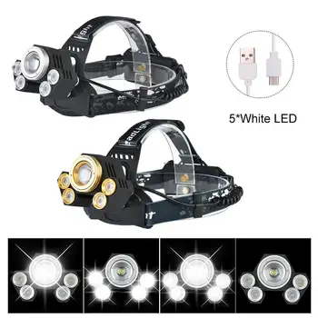 LED Headlamp Micro USB Charging Headlight Waterproof Flashlight 4 Files 3 Light Source Alumium Alloy Flashlight for Night Ride
LED Headlamp Micro USB Charging Headlight Waterproof Flashlight 4 Files 3 Light Source Alumium Alloy Flashlight for Night Ride