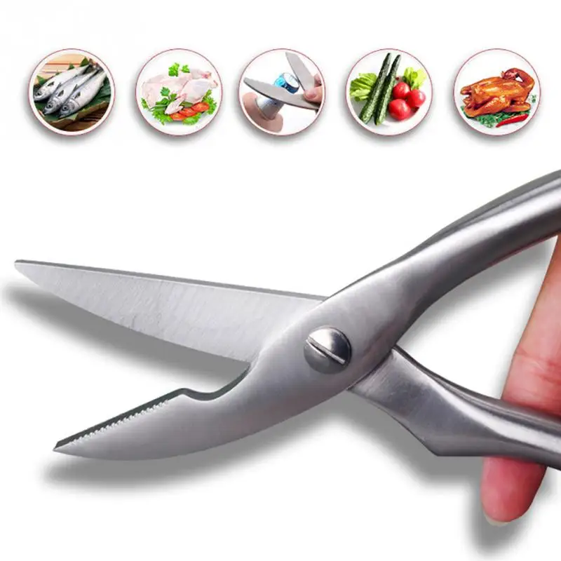 Chicken bone scissors Heavy duty Stainless Steel Chicken Bone scissor Cutter Kitchen Poultry Gadget shear Fish Duck cut
Chicken bone scissors Heavy duty Stainless Steel Chicken Bone scissor Cutter Kitchen Poultry Gadget shear Fish Duck cut