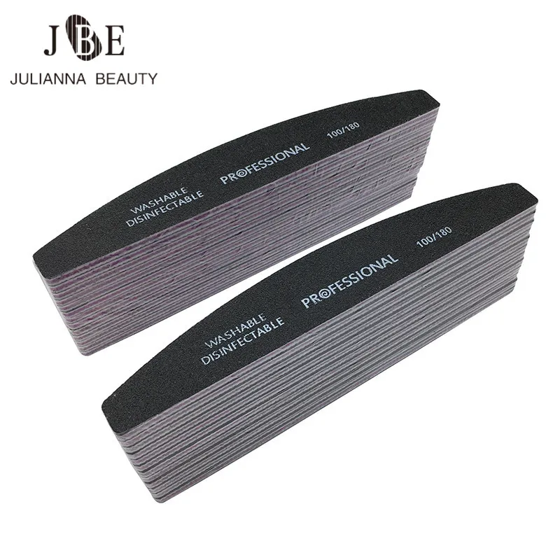 10pcs 100/180 Professional Black Nail File Polish Buffer Sanding Nagel Manicure Nail Block Moon Style Buffing Block Curve Banana
10pcs 100/180 Professional Black Nail File Polish Buffer Sanding Nagel Manicure Nail Block Moon Style Buffing Block Curve Banana