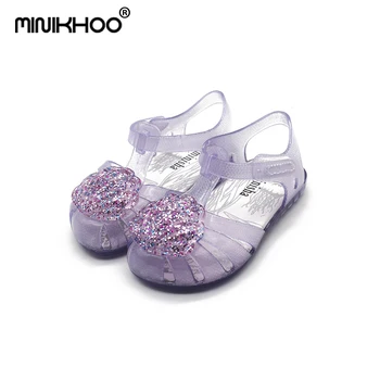 Mini Melissa 2019 New Arrival Flash Shell Girls Jelly Sandals Children Shoes Baby Sandals Non-slip Melissa Princess Beach Sandal
Mini Melissa 2019 New Arrival Flash Shell Girls Jelly Sandals Children Shoes Baby Sandals Non-slip Melissa Princess Beach Sandal