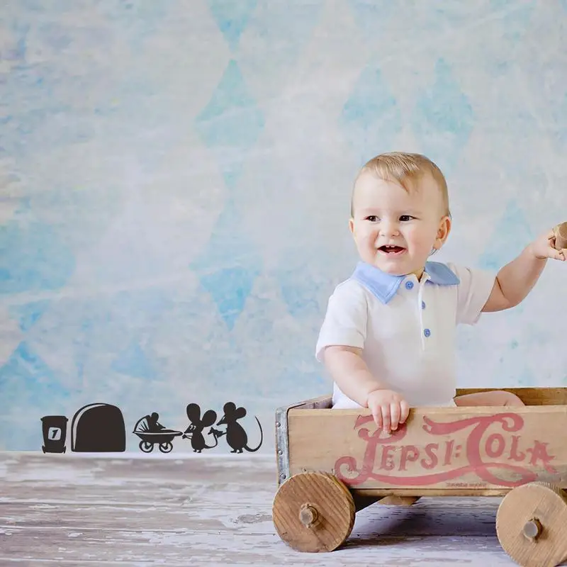 Small Mouse Push Baby Stroller Sticker Children's Car Stickers Decorative Stickers Free Stickers Can Be Removed
Small Mouse Push Baby Stroller Sticker Children's Car Stickers Decorative Stickers Free Stickers Can Be Removed