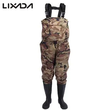 Lixada Fishing Vest Outdoor Fly Stocking Foot waterproof and breathable chest waders with one buckle accidently rope kits
Lixada Fishing Vest Outdoor Fly Stocking Foot waterproof and breathable chest waders with one buckle accidently rope kits