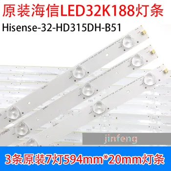FOR Hisense LED32K188 lamp HE32GYESIX4580505897 32-HD315DH-B21 7 lamp 1PCS=7LED Order to send 1 sets of =3PCS
FOR Hisense LED32K188 lamp HE32GYESIX4580505897 32-HD315DH-B21 7 lamp 1PCS=7LED Order to send 1 sets of =3PCS