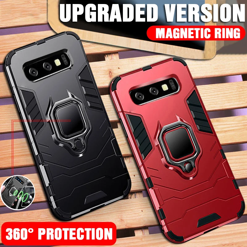 PLV Magnetic Kickstand Ring Bracket Case For Samsung S10 S9 S8 Plus S10E Shockproof Armor Covers Case For Samsung S10 Plus Case
PLV Magnetic Kickstand Ring Bracket Case For Samsung S10 S9 S8 Plus S10E Shockproof Armor Covers Case For Samsung S10 Plus Case