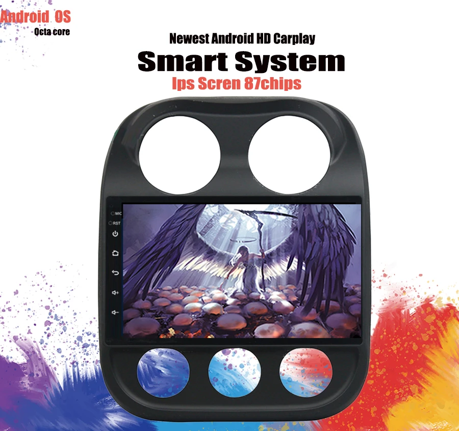 Android 10.0 Car DVD for Jeep Compass 2014 2015 2016 years GPS radio Multimedia player Touch IPS Screen RDS wifi LTE Head Unit
Android 10.0 Car DVD for Jeep Compass 2014 2015 2016 years GPS radio Multimedia player Touch IPS Screen RDS wifi LTE Head Unit