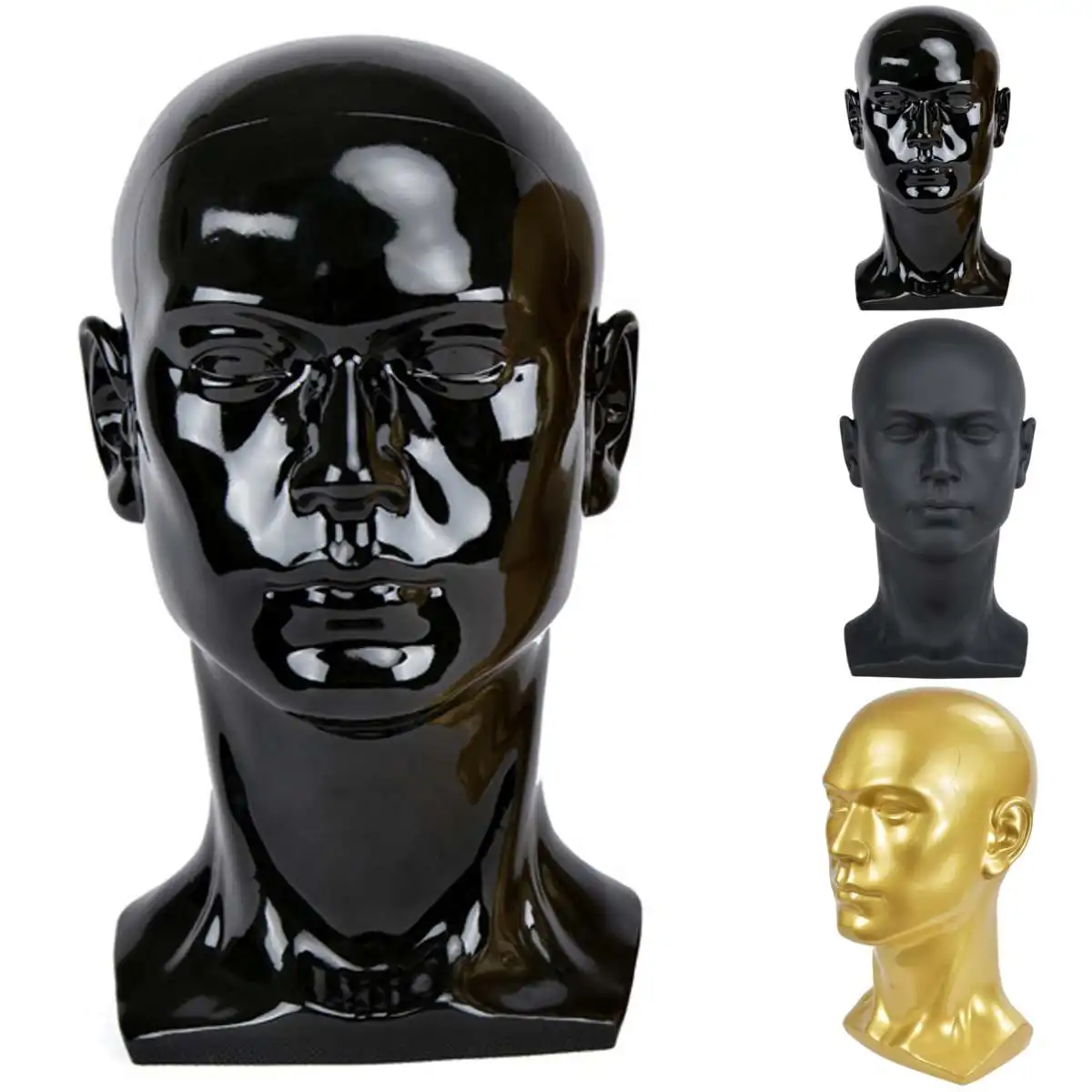 3 Colors Male Mannequin Manikin Head Model Wig Training Styling Head Stand For Wig Hat Sunglasses Display Showing Shelf New
3 Colors Male Mannequin Manikin Head Model Wig Training Styling Head Stand For Wig Hat Sunglasses Display Showing Shelf New
