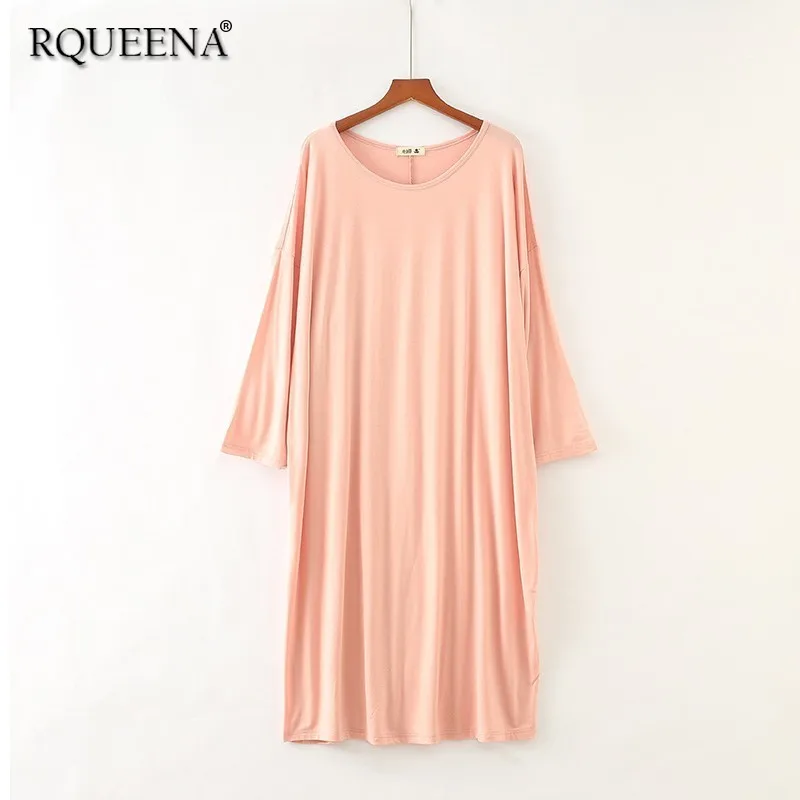 Rqueena 2019 Korean Women's Dresses Loose Tshirt Dress Summer O-Neck Long Sleeve A-Line Beige Long T Shirt Dress For Women TD006
Rqueena 2019 Korean Women's Dresses Loose Tshirt Dress Summer O-Neck Long Sleeve A-Line Beige Long T Shirt Dress For Women TD006