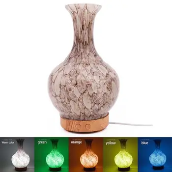 100ml Glass Vase Aromatherapy Humidifier Essential Oil Diffuser Aromatic Night Light Aroma Essential Oil Ultrasonic Humidifier
100ml Glass Vase Aromatherapy Humidifier Essential Oil Diffuser Aromatic Night Light Aroma Essential Oil Ultrasonic Humidifier