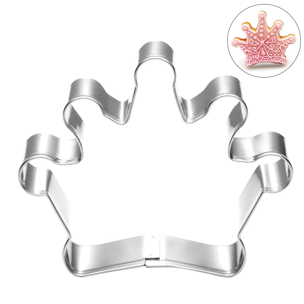 Pancake Cutter Crown Shaped Biscuit Cutter Mold Cookie Baking Mold Candy Cutter for DIY Baking
Pancake Cutter Crown Shaped Biscuit Cutter Mold Cookie Baking Mold Candy Cutter for DIY Baking