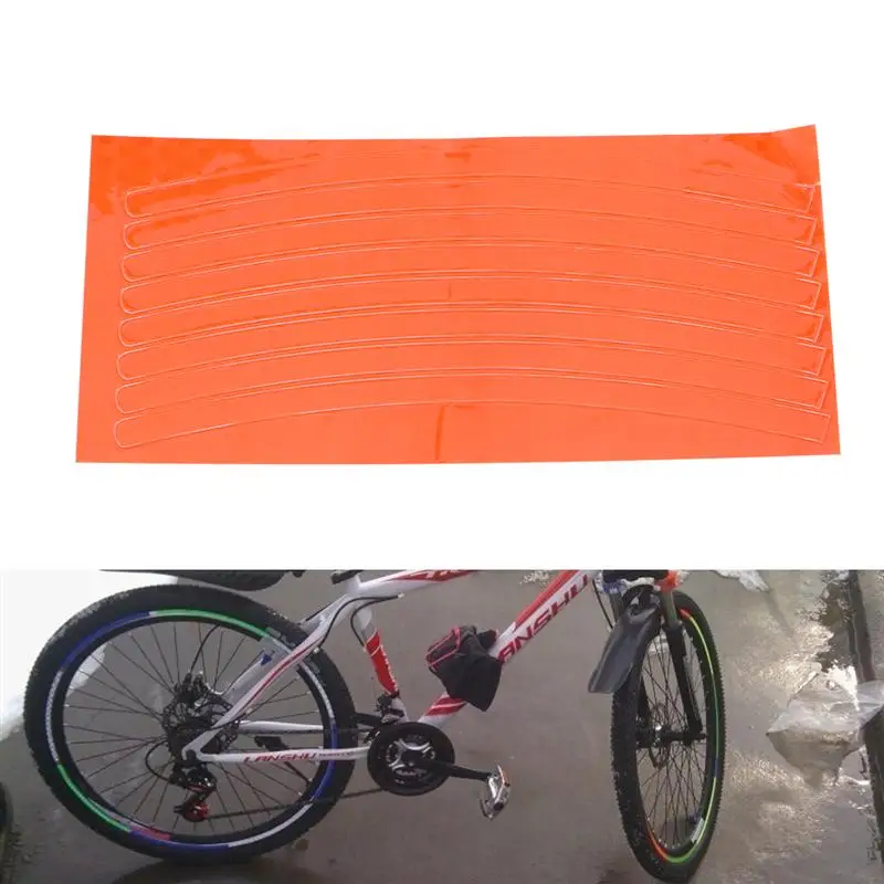 8pc Orange Bicycle Wheel Reflective Stickers Bike Wheel Safe Accessories Cycling Wheel Rim Stickers Reflective Decal Tape
8pc Orange Bicycle Wheel Reflective Stickers Bike Wheel Safe Accessories Cycling Wheel Rim Stickers Reflective Decal Tape