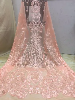 peach African Lace Fabric High Quality Handmade beaded 3D Appliques French Nigerian Wedding Lace Fabric for 5Yards/Lot
peach African Lace Fabric High Quality Handmade beaded 3D Appliques French Nigerian Wedding Lace Fabric for 5Yards/Lot