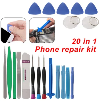 20Pcs Phone Repair Tool Kit Metal Pry Bar Mobile Phone Disassemble Tools Kit for iPhone Samsung PC DIY Hand Tools Set
20Pcs Phone Repair Tool Kit Metal Pry Bar Mobile Phone Disassemble Tools Kit for iPhone Samsung PC DIY Hand Tools Set
