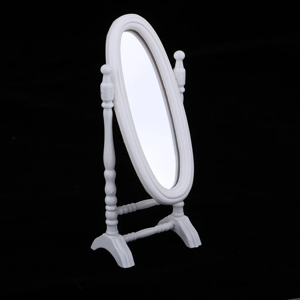 1/12 Scale Miniature White Dressing Mirror Full-Length Mirror Model Dolls House Accessories Wooden Mirror Model For Bedroom
1/12 Scale Miniature White Dressing Mirror Full-Length Mirror Model Dolls House Accessories Wooden Mirror Model For Bedroom