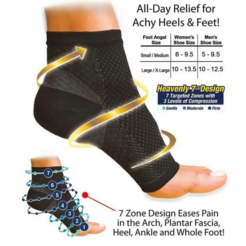 Ankle Foot Elastic Compression Anti Fatigue Circulation Swelling Relieve Swelling Varicosity Socks Sports Fitness Socks
Ankle Foot Elastic Compression Anti Fatigue Circulation Swelling Relieve Swelling Varicosity Socks Sports Fitness Socks