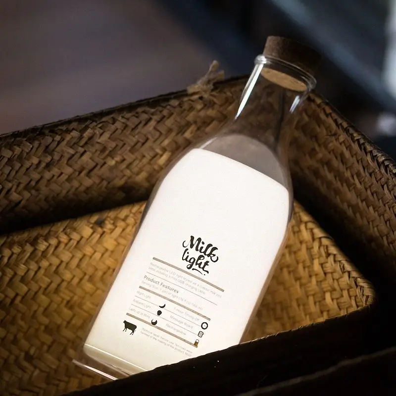 Milk bottle with sleep lamp DIY message night light with message pen glowing sleep milk lamp creative gifts
Milk bottle with sleep lamp DIY message night light with message pen glowing sleep milk lamp creative gifts