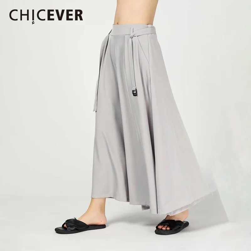 CHICEVER Spring Women Pant Drawstring Sashes Mid Waist Pockets Loose Oversize Slim Ankle-length Wide Leg Pants 2019 Fashion New
CHICEVER Spring Women Pant Drawstring Sashes Mid Waist Pockets Loose Oversize Slim Ankle-length Wide Leg Pants 2019 Fashion New