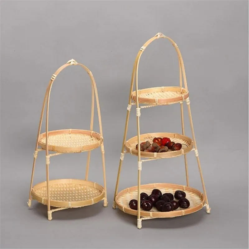 Bamboo Weaving Straw Baskets tier rack Wicker Fruit Bread Food Storage Kitchen Decorate Round Plate Stand Panier Osier Container
Bamboo Weaving Straw Baskets tier rack Wicker Fruit Bread Food Storage Kitchen Decorate Round Plate Stand Panier Osier Container