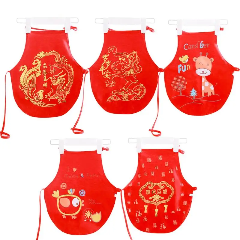 Kids Underwear Chinese Style Red Belly Pockets Apron For Newborn Babies Pure Cotton Festival Clothes Bibs Baby Feeding Cloth
Kids Underwear Chinese Style Red Belly Pockets Apron For Newborn Babies Pure Cotton Festival Clothes Bibs Baby Feeding Cloth