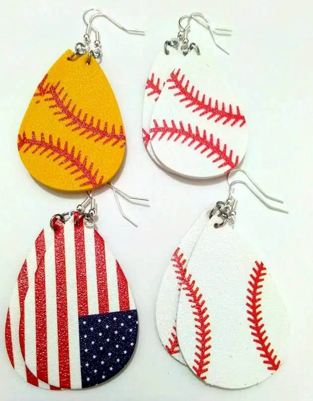 AKOLION New personalized baseball leather earrings for women sport neon green softball-themed Teardrop earrings Fashion jewelry
AKOLION New personalized baseball leather earrings for women sport neon green softball-themed Teardrop earrings Fashion jewelry